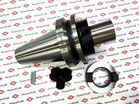 Оправка комбинированная BT50 (ISO50, 7:24) под насадные фрезы с посадкой 40 мм, вылет 70 мм (BT50-CEM40-70)