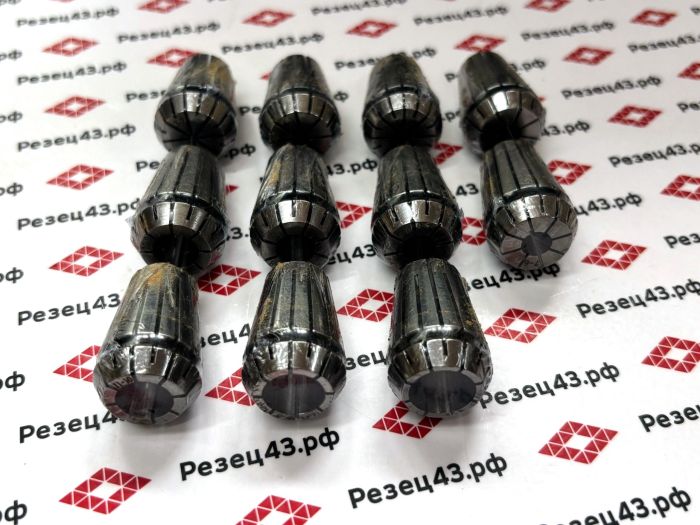 Набор высокоточных цанг ER20 в деревянном кейсе 11 шт (ER20-11pcs) DDR