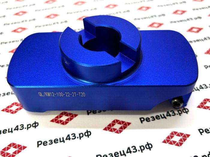 Фреза KM12-100-22-2T для чистовой фрезеровки плоскостей 45 градусов HZSK (фреза-летучка)