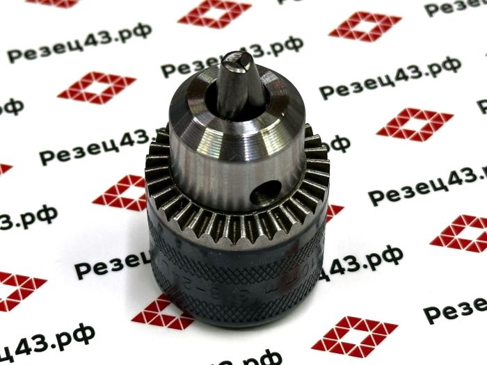 Сверлильный патрон 1.5-10 мм c посадкой на резьбу 3/8"-24UNF с ключом
