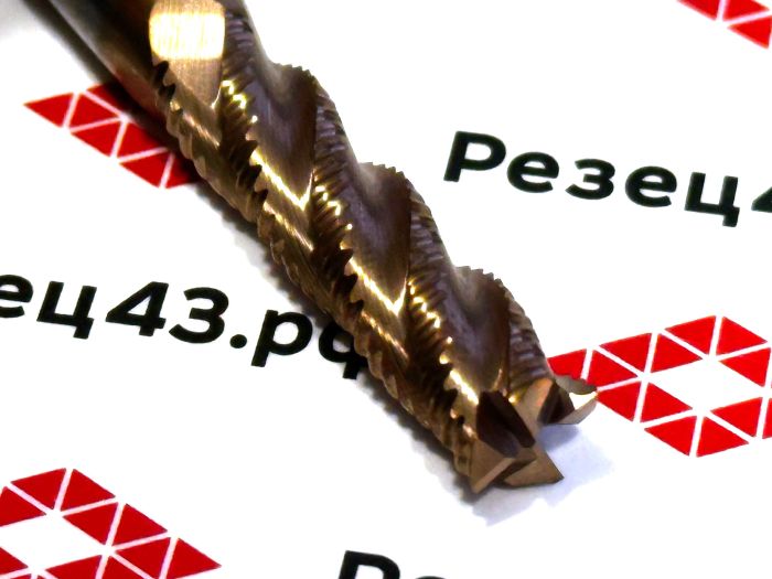 Фреза твердосплавная черновая (обдирочная) D8-30-75 4Z, сталь HRC55