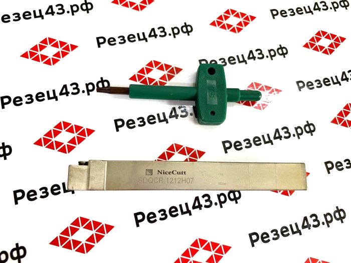 Резец наружного точения SDQCR1212H07 NiceCutt