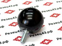 Ручка для станка шарообразная 35хМ6 вращающаяся на винте (11100356)