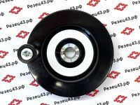 Маховик гладкий дисковый 100х12 для станка со сквозным пазом