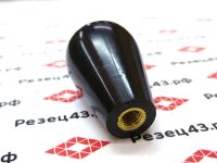 Ручка для станка каплевидная 42хВМ6 с внутренней резьбой с латунной втулкой (11231426)