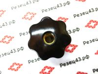 Ручка для станка в виде семиконечной звезды со сквозной внутренней резьбой 25хМ6 (12100256)