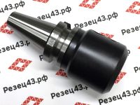 Оправка с конусом BT30 (ISO 30, 7:24) для инструмента с боковым зажимом Weldon 25, вылет 75 (BT30-SLA25-75)