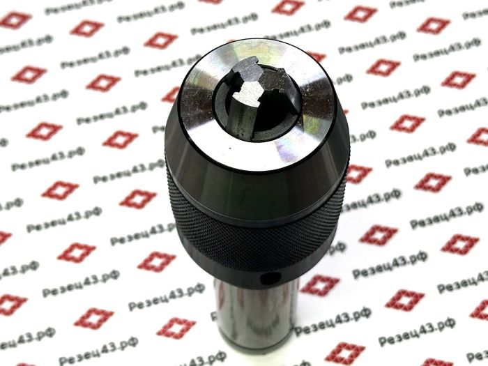 Сверлильный патрон 1-16 мм усиленный самозажимной с цилиндрическим хвостовиком диаметр 32 мм (C32-APU16)