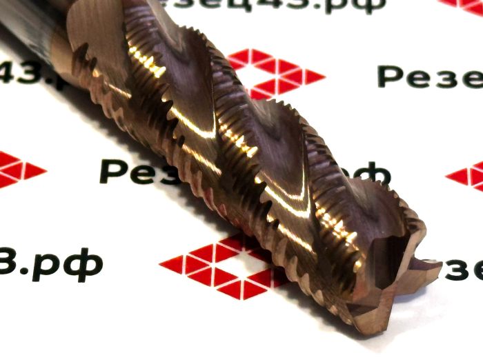 Фреза твердосплавная черновая (обдирочная) D16-45-100 4Z, сталь HRC55