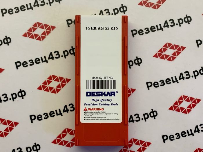 Пластина резьбонарезная DESKAR 16ER AG55 K15