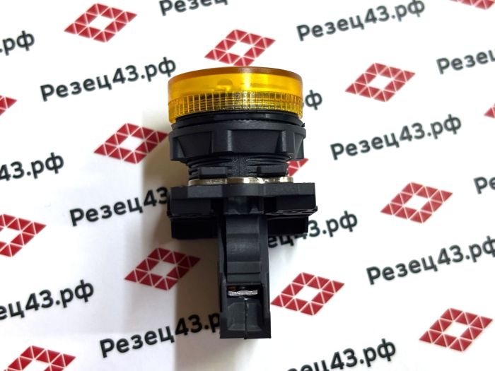 Индикатор светодиодный пластиковый КМЕ-ОЛ желтый 220В AC/DC IP67