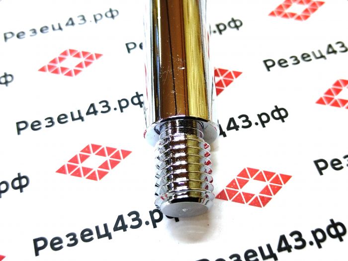Ручка для станка шарообразная с внутренней резьбой на стальном стержне М12х120