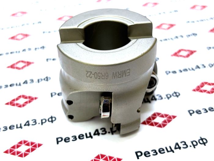 Торцевая насадная фреза LZ 50 мм, под сменные круглые пластины (EMR-6R-50-22-4T)