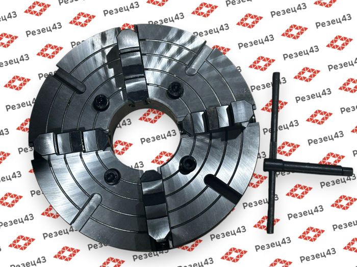 Патрон токарный 4-х кулачковый с независимым перемещением кулачков 400 мм (K72-400)