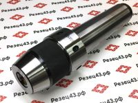 Сверлильный патрон 1-16 мм усиленный самозажимной на оправке Морзе 5 (с резьбой под шпильку) (несъемный) MTB5-APU16