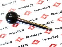 Ручка для станка шарообразная с внутренней резьбой на стальном стержне М6х60 (11280-М6-60)