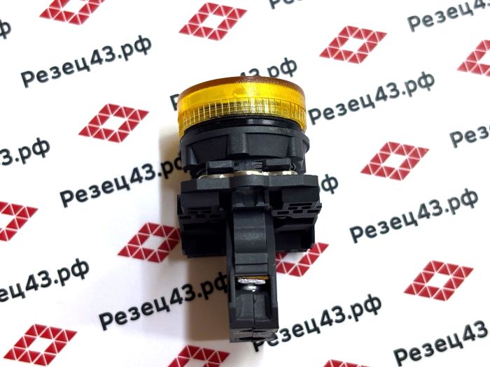 Индикатор светодиодный пластиковый КМЕ-ОЛ желтый 24В AC/DC IP67