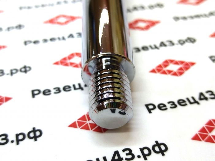 Ручка для станка шарообразная с внутренней резьбой на стальном стержне М12х85