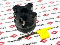 Торцевая насадная (корпусная) фреза HZSK, диаметр 63 мм, тип ASFR, 75 градусов, под сменные пластины (ASRF12 63-22-4T)