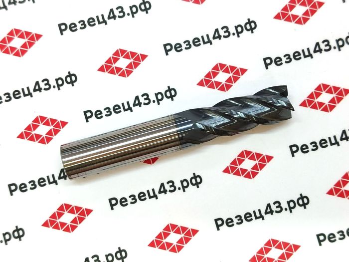 Концевая фреза D12-D12-75mm 4Z, сталь (HRC45)