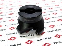 Торцевая насадная (корпусная) фреза KM12-80-27-5T HZSK тип КМ-12 (45 градусов) под сменные пластины