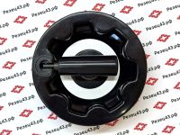 Маховик дисковый с волновым рифлением 125х12 со складной ручкой