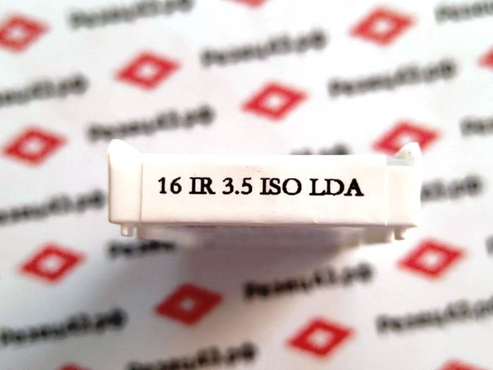 Пластина резьбонарезная DESKAR 16IR 3.5 ISO LDA