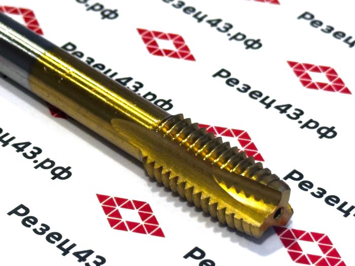 Машинный метчик DIN 376 М14х2 HSS M2 TiN