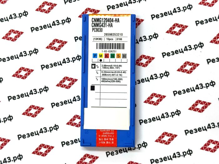 Пластина CNMG120404-HA PC9030