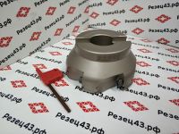 Торцевая насадная фреза 100 мм, под сменные круглые пластины (EMR-5R-100-32-6T)