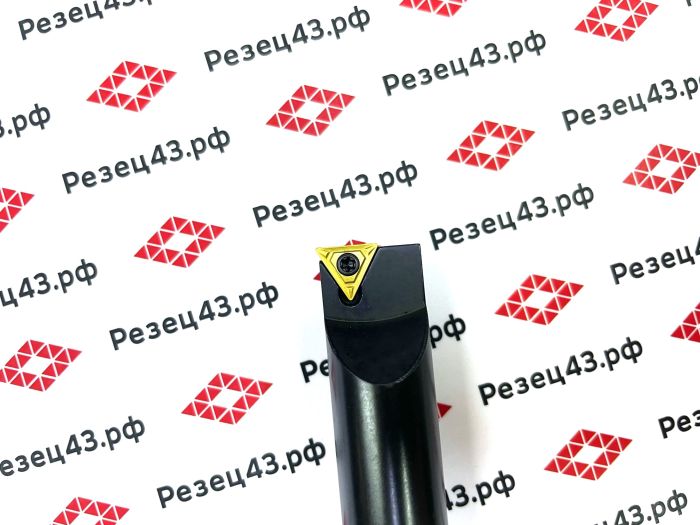 Расточной резец со сменными пластинами 25 мм с глубиной точения 95 мм, с лыской для расточной головки F1