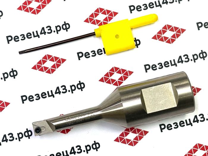 Расточной резец SBJ2008 с глубиной точения 32 мм, с лыской