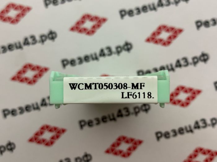 Пластина DESKAR WCMT050308-MF LF6118 для корпусных свёрел
