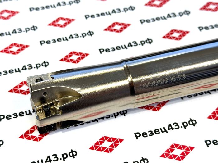 Фреза концевая EXN03R-C25-30-200-5T под сменные пластины