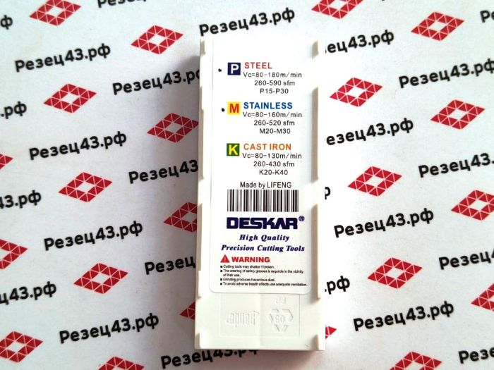 Пластина резьбонарезная DESKAR 16IR 3.5 ISO LDA