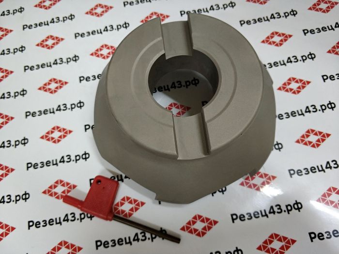 Торцевая насадная (корпусная) фреза 45 градусов, диаметр 125 мм, под сменные пластины (KM12-125-40-6T)