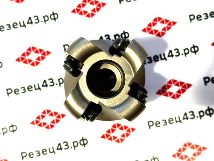 Торцевая насадная (корпусная) фреза, диаметр 40 мм под сменные круглые пластины (EMRW5R-40-16-4T)