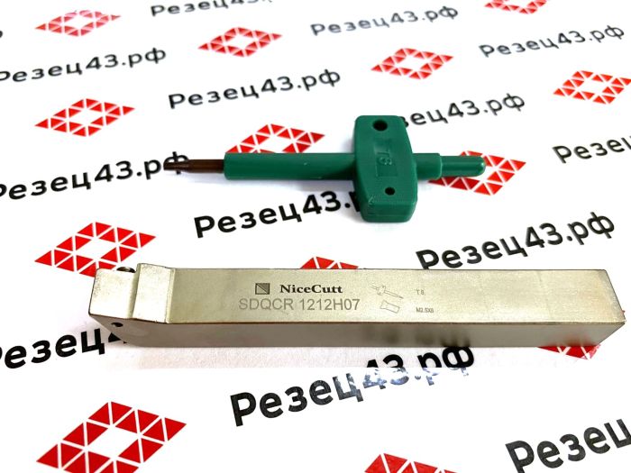 Резец наружного точения SDQCR1212H07 NiceCutt