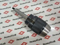 Сверлильный патрон 1-13 мм усиленный самозажимной на оправке Морзе 2 (под выколотку) (несъемный) MTA2-APU13