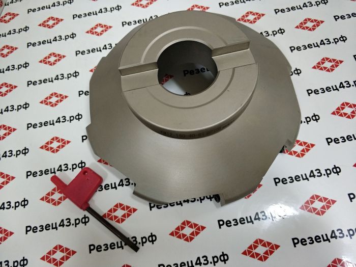Торцевая насадная (корпусная) фреза 45 градусов, диаметр 160 мм, под сменные пластины (KM12-160-40-8T)