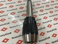 Сверлильный патрон 1-13 мм усиленный самозажимной на оправке Морзе 4 (с резьбой под шпильку) (несъемный) MTB4-APU13