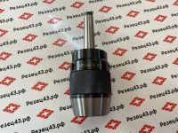 Сверлильный патрон 1-16 мм усиленный самозажимной на оправке Морзе 2 (с резьбой под шпильку) (несъемный) MTB2-APU16