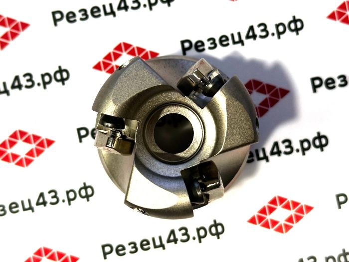 Торцевая насадная (корпусная) фреза, диаметр 40 мм под сменные круглые пластины (EMRW6R-40-16-3T)