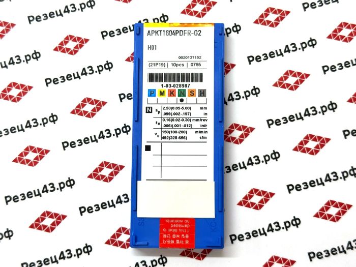 Пластина APKT1604PDFR-G2 H01