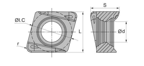 Пластина 4NKT060308R-ML BP9508-4
