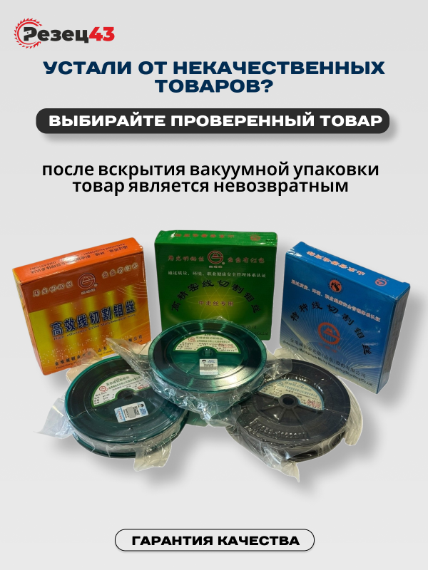 Проволока молибденовая 0,18 мм 2000 м Синяя