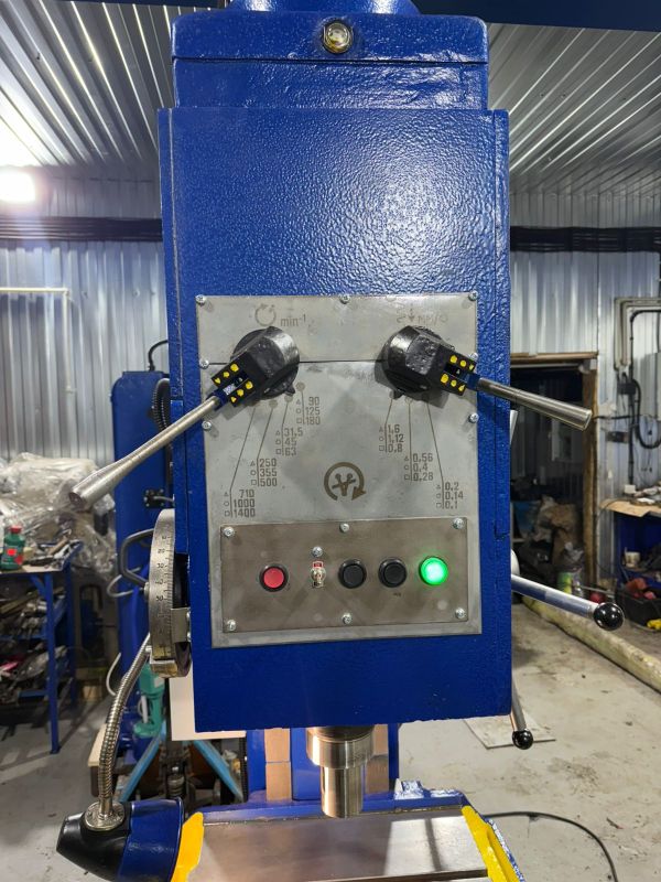 Станок сверлильный 2с132 после ревизии и модернизации