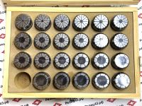 Набор высокоточных цанг ER40 в деревянном кейсе 23 шт (ER40-23pcs)