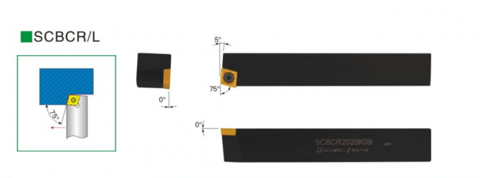 Резец наружного точения SCBCR2020K12