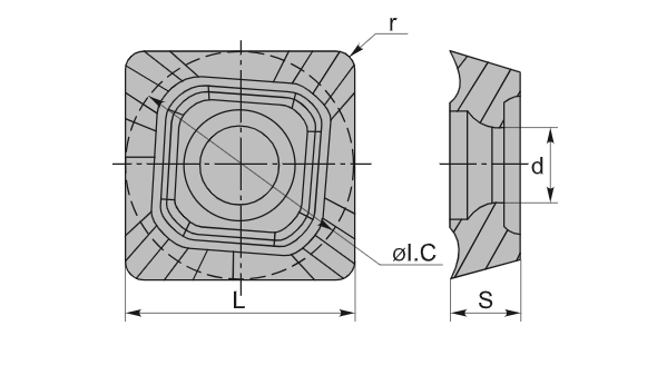 Пластина SOMT12T308PEER-JH LY9060